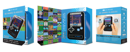 GO GAMER CLASSIC- Black/Blue My Arcade