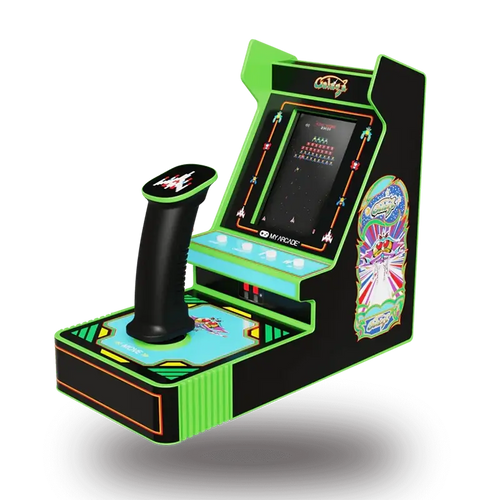 GALAGA PORTABLE RETO ARCADE JOYSCTICK PLAYER (2 GAMES IN 1) - Geen/Black My Arcade