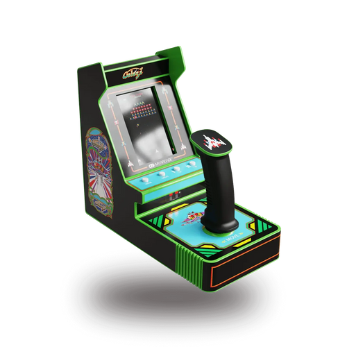GALAGA PORTABLE RETO ARCADE JOYSCTICK PLAYER (2 GAMES IN 1) - Geen/Black My Arcade