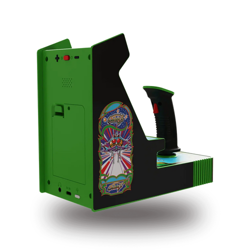 GALAGA PORTABLE RETO ARCADE JOYSCTICK PLAYER (2 GAMES IN 1) - Geen/Black My Arcade