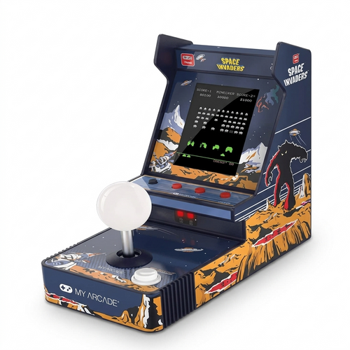 JOYSTICK PLAYER SPACE INVADERS PORTABLE RETRO ARCADE My Arcade