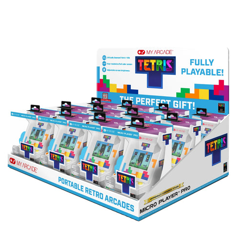 TETRIS MICRO PLAYER PRO TRAY -12 PCS My Arcade