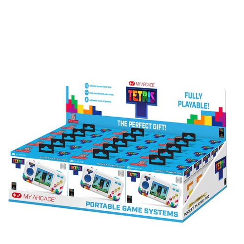 TETRIS POCKET PLAYER PRO TRAY -15 PCS My Arcade